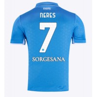 SSC Napoli David Neres #7 Heimtrikot 2024-25 Kurzarm